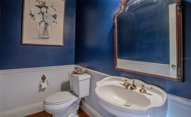 Bathroom, Interior, Wood Texture Flooring