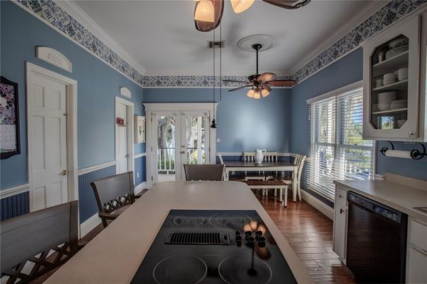 Dining room, Interior, Wood Texture Flooring