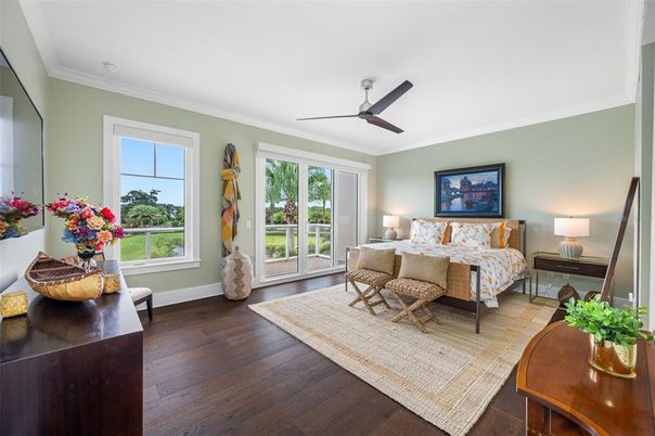 Bedroom, Interior, Wood Texture Flooring
