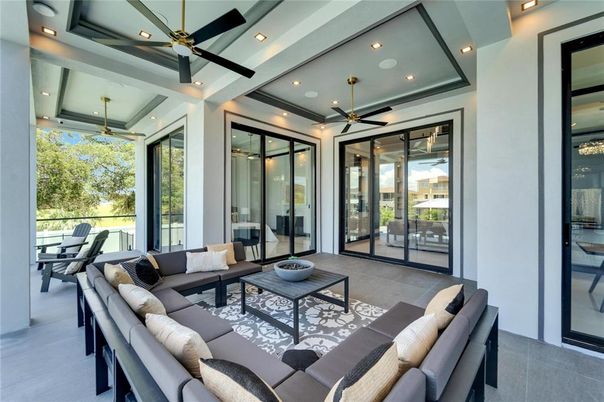Interior, Living room, Recessed Lighting