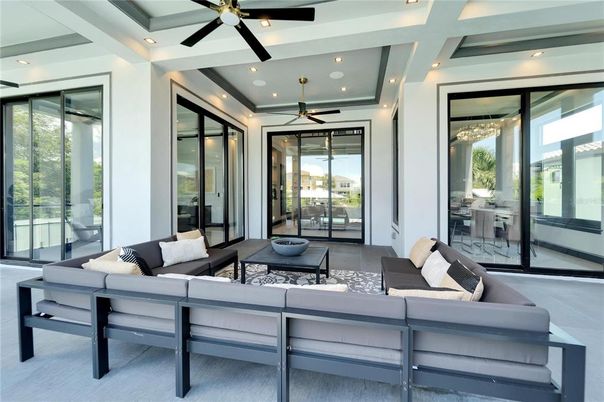 Interior, Living room, Recessed Lighting
