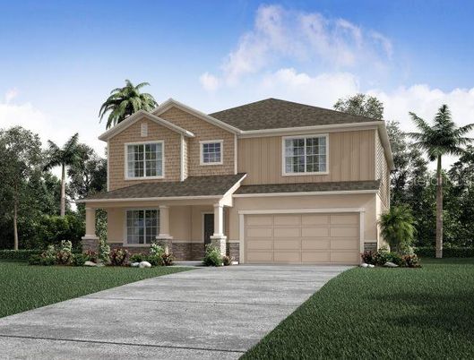 Attached, Exterior, Facade, American Craftsman