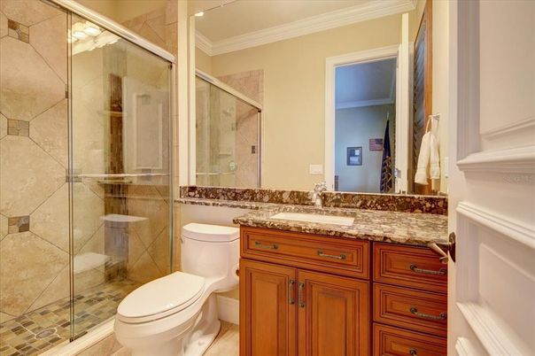 Bathroom, Glass Shower, Interior