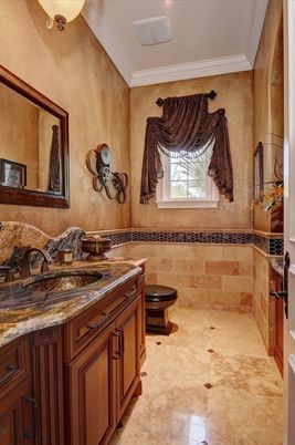 Bathroom, Interior, Recessed Lighting
