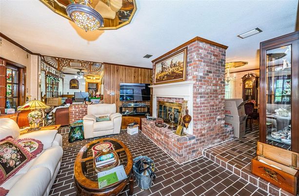 Fireplace, Interior, Living room