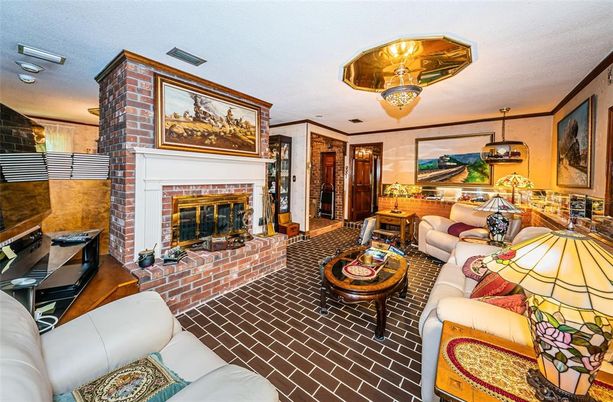 Fireplace, Interior, Living room