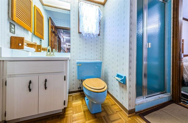 Bathroom, Interior, Wood Texture Flooring