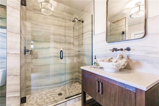 Bathroom, Glass Shower, Interior