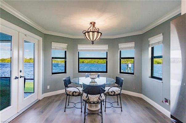 Dining room, Interior, Water, Wood Texture Flooring