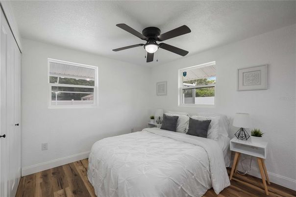 Bedroom, Interior, Wood Texture Flooring