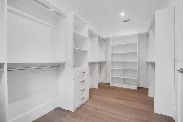 Interior, Recessed Lighting, Walk-in Closets, Wood Texture Flooring