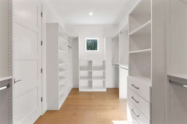 Interior, Recessed Lighting, Walk-in Closets, Wood Texture Flooring