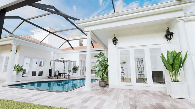 Glass Ceilings, Interior, Pool, Sun Room