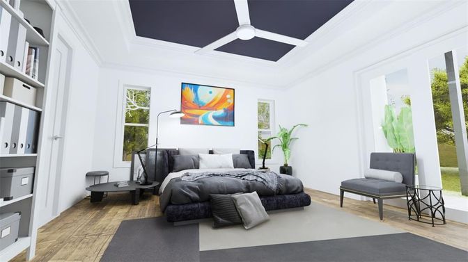 Bedroom, Interior, Wood Texture Flooring
