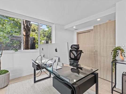 Home Office, Interior, Recessed Lighting
