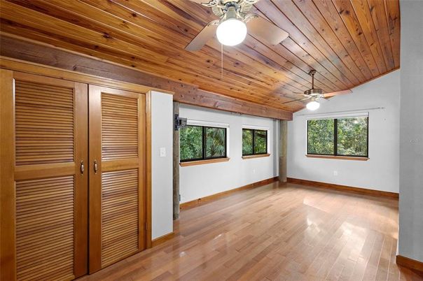 Empty room, Interior, Wooden Ceilings, Wood Texture Flooring