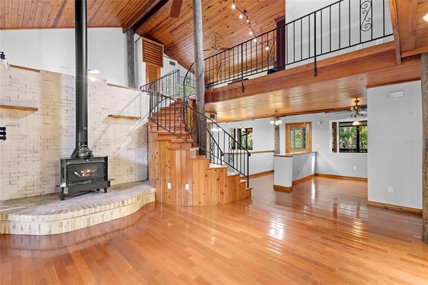 Fireplace, Interior, Wooden Beams, Wooden Ceilings, Wood Texture Flooring