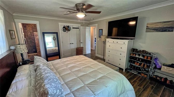 Bedroom, Interior, Wood Texture Flooring