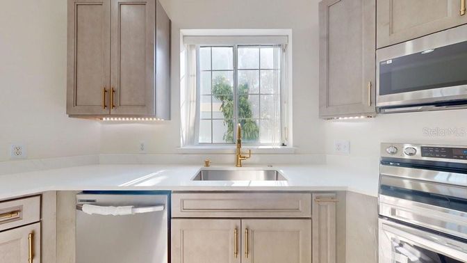 Interior, Kitchen, Stainless Steel Appliances
