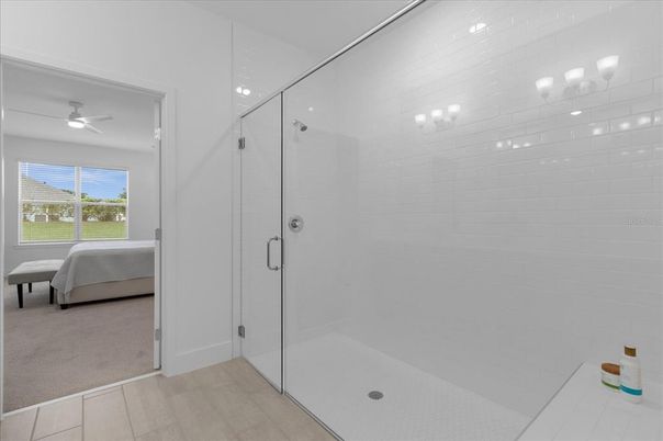 Bathroom, Bedroom, Glass Shower, Interior