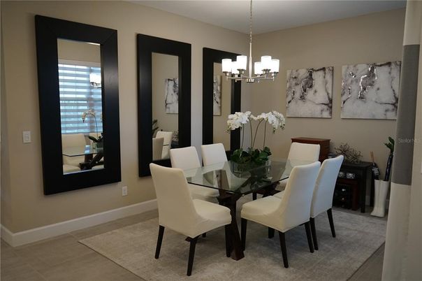 Chandelier, Dining room, Interior