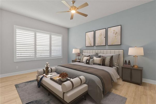Bedroom, Interior, Wood Texture Flooring