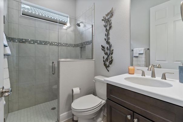 Bathroom, Glass Shower, Interior