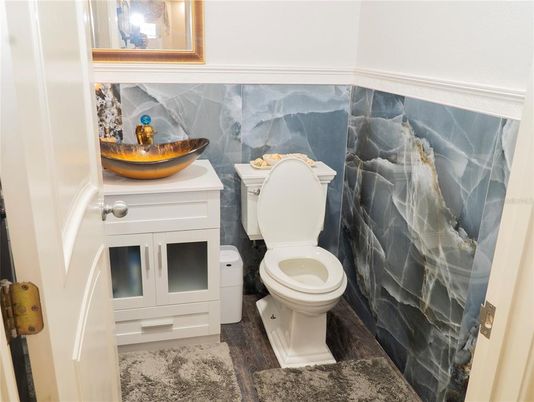 Bathroom, Interior, Wood Texture Flooring