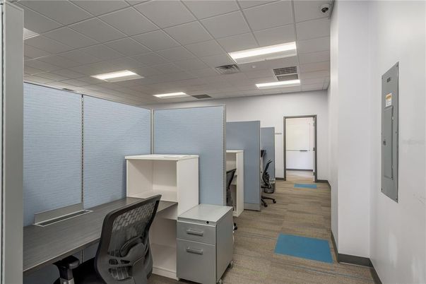 Home Office, Interior, Recessed Lighting
