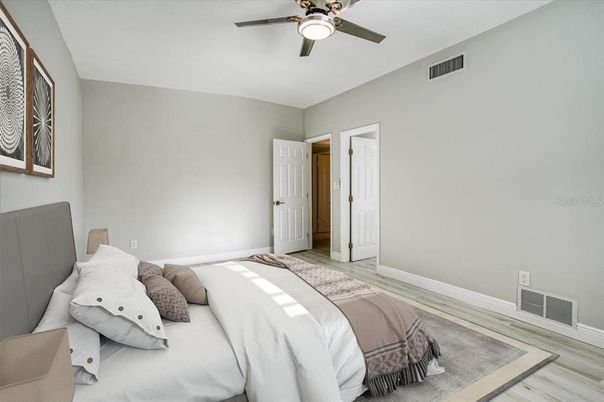 Bedroom, Interior, Wood Texture Flooring