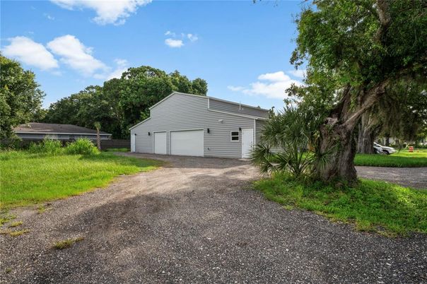 Backyard, Detached Garage, Exterior