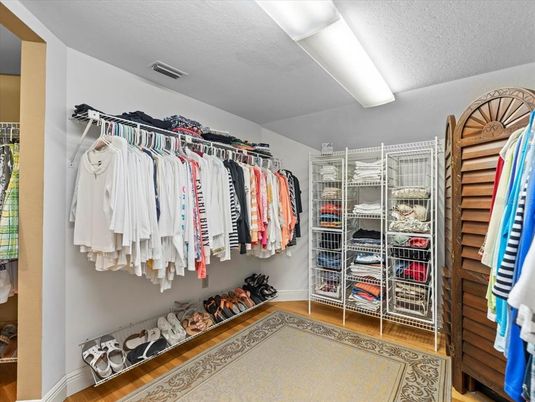 Interior, Walk-in Closets, Wood Texture Flooring