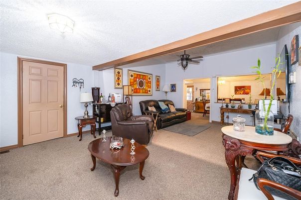Interior, Living room, Wooden Beams