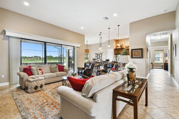 Dining room, Interior, Kitchen, Living room, Pendant Lights, Recessed Lighting