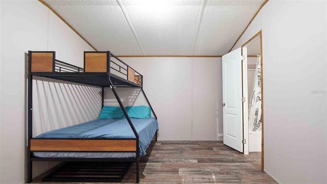 Bedroom, Interior, Wood Texture Flooring