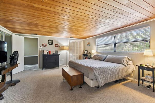 Bedroom, Interior, Wooden Ceilings