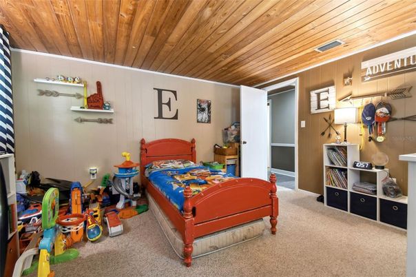 Bedroom, Interior, Wooden Ceilings