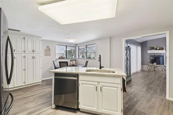 Dining room, Interior, Kitchen, Wood Texture Flooring