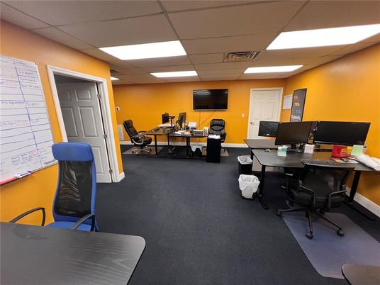 Home Office, Interior, Recessed Lighting