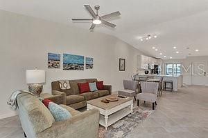 Dining room, Interior, Kitchen, Living room, Recessed Lighting, Stainless Steel Appliances