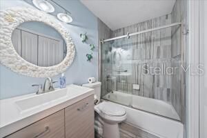 Bathroom, Glass Shower, Interior, Wood Texture Flooring