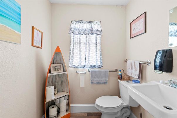 Bathroom, Interior, Wood Texture Flooring