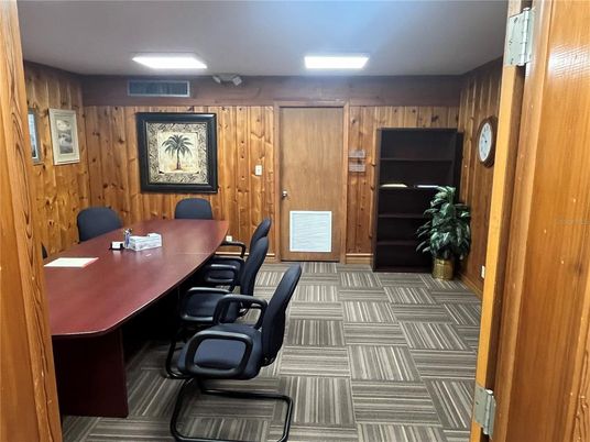 Dining room, Interior, Recessed Lighting, Wooden Walls