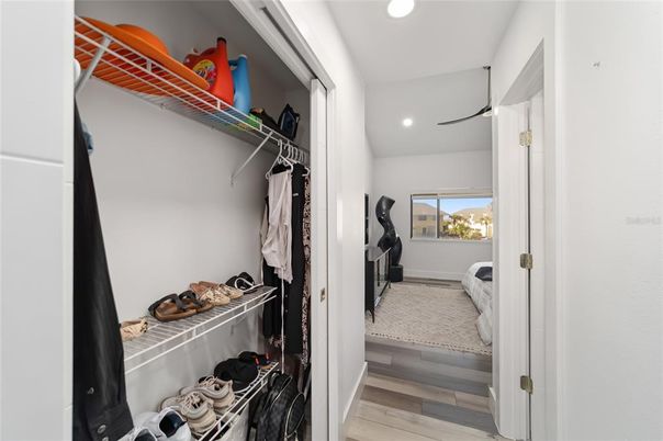Interior, Recessed Lighting, Walk-in Closets, Wood Texture Flooring