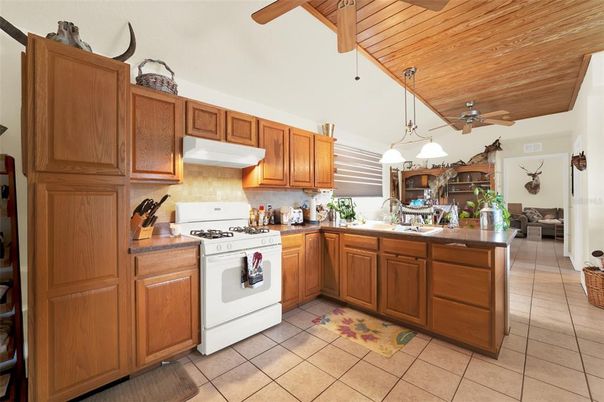 Interior, Kitchen, Pendant Lights, Wooden Ceilings
