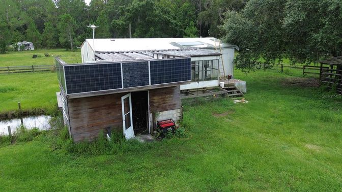 Backyard, Exterior, Solar Panels