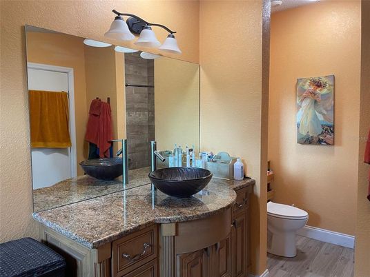 Bathroom, Interior, Wood Texture Flooring
