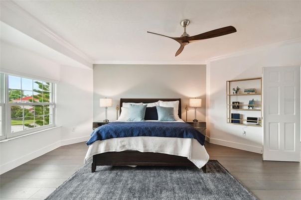 Bedroom, Interior, Wood Texture Flooring