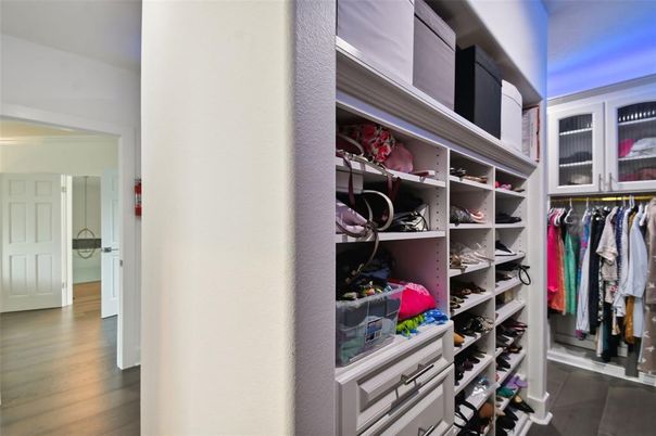 Interior, Walk-in Closets, Wood Texture Flooring