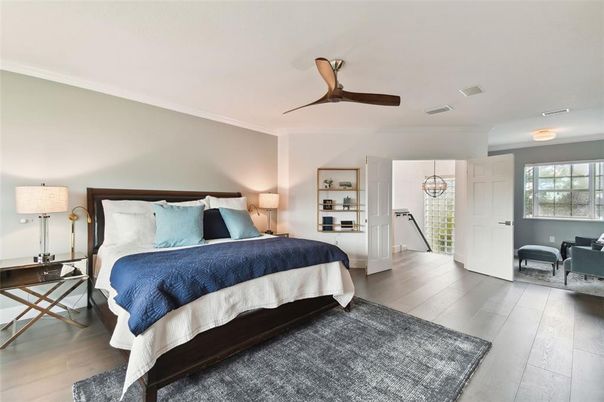 Bedroom, Interior, Wood Texture Flooring